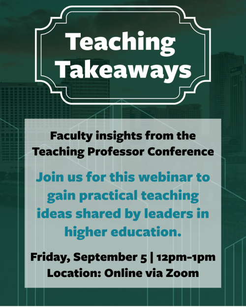 Teaching Takeaways 25